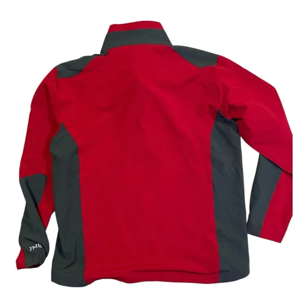 DRI DUCK‎ DDX MOTION SOFTSHELL MEN'S WATER RESISTANT LARGE. RED CHARCOAL JACKET